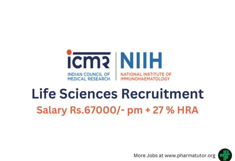Life Sciences Recruitment at National Institute of Immunohaematology