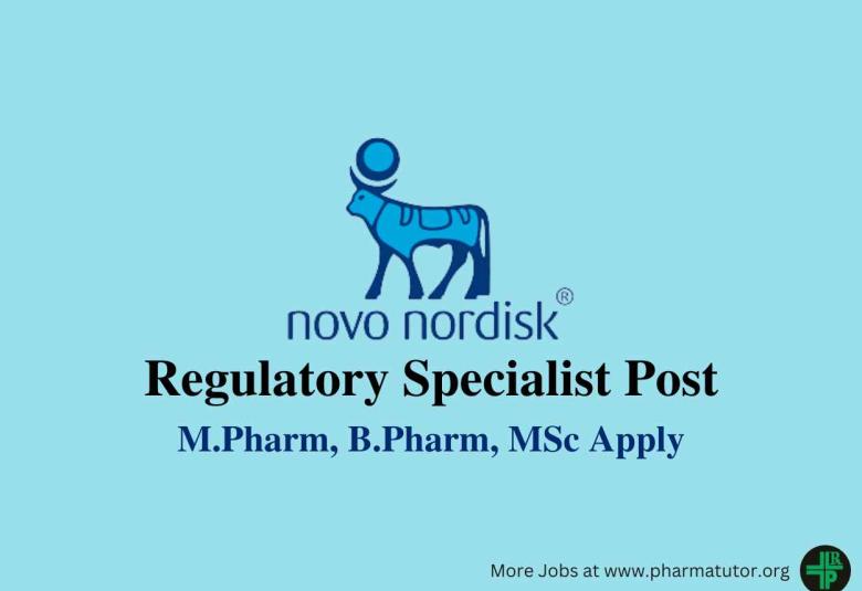 Novo Nordisk looking for Regulatory Specialist
