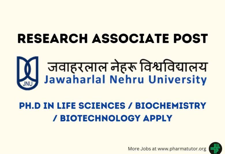Jawaharlal Nehru University Hiring Research Associate