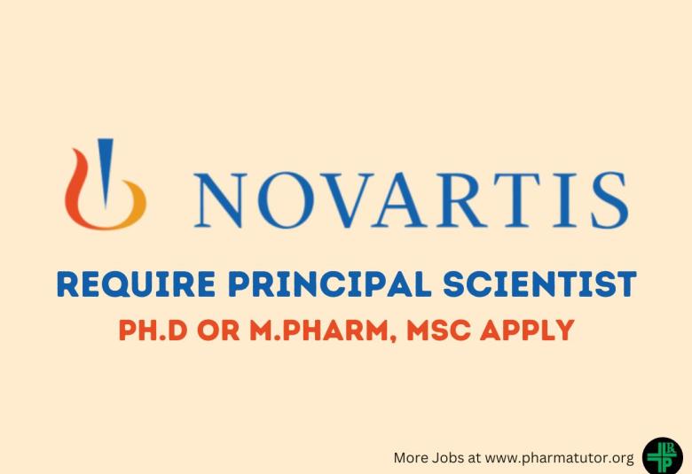 Require Principal Scientist at Novartis