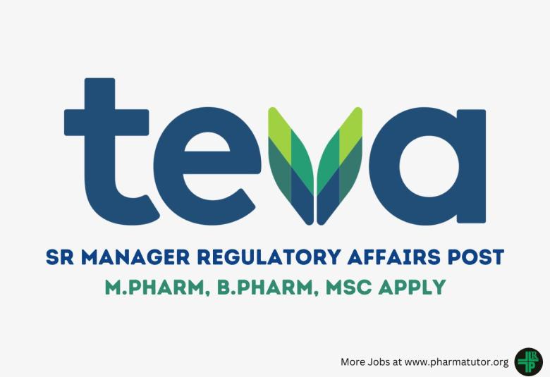 Teva looking for Senior Manager Regulatory Affairs