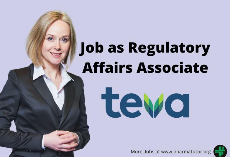 Job as Regulatory Affairs Associate at Teva
