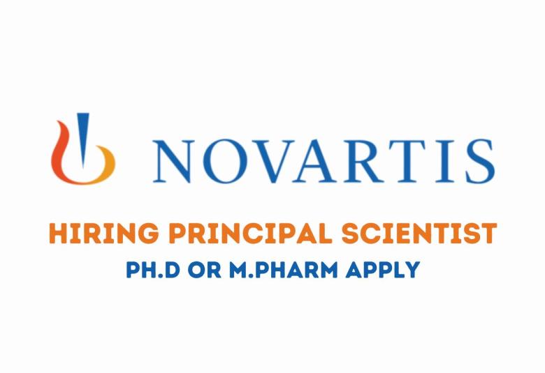 Novartis Hiring Principal Scientist