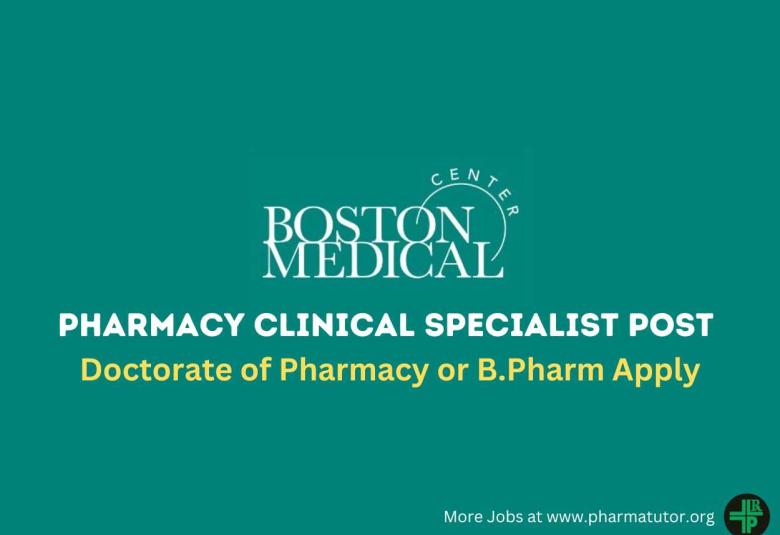 Work as Pharmacy Clinical Specialist at Boston Medical Center