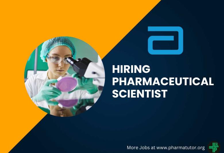 Abbott looking for Pharmaceutical Scientist