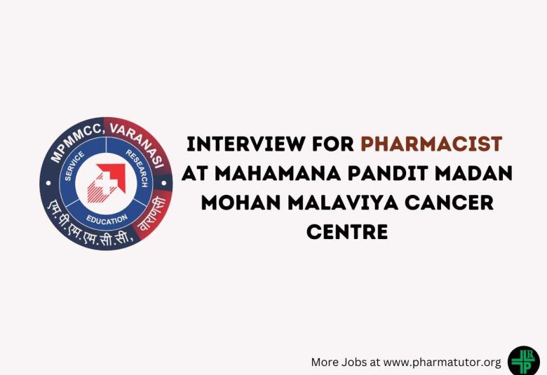 Interview for Pharmacist at MPMMCC