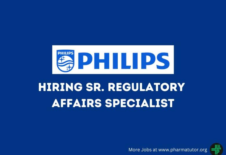 Hiring Sr. Regulatory Affairs Specialist at Philips