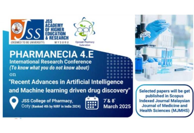 PHARMANECIA 4.E Organised By JSS College of Pharmacy, Ooty