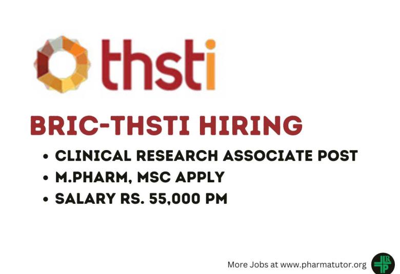 THSTI Hiring Clinical Research Associate
