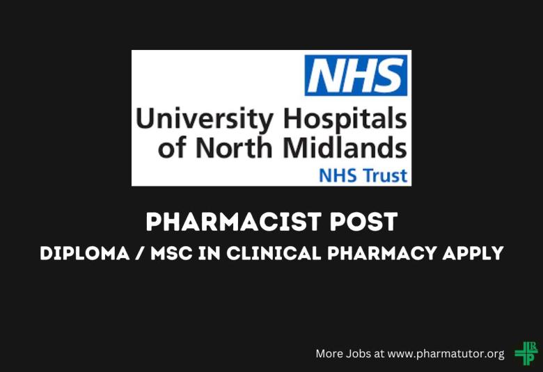 Opportunity for Pharmacist to join Nottingham University Hospitals NHS Trust