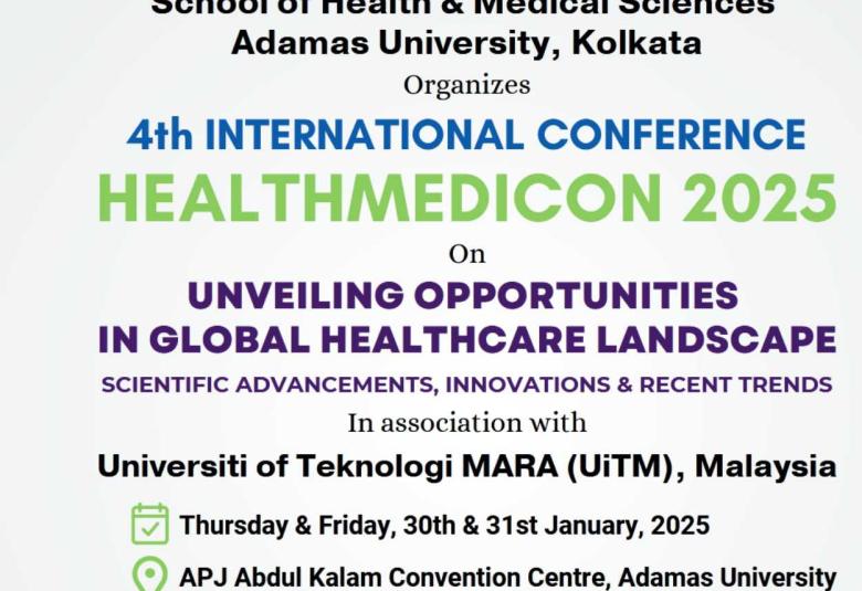 Adamas University Organizes 4th INTERNATIONAL CONFERENCE HEALTHMEDICON 2025