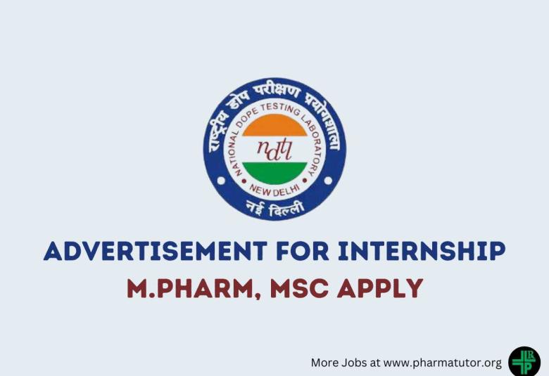 Advertisement for Training / Internship at NDTL