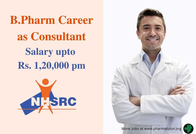 Career for B.Pharm as Consultant at NHSRC