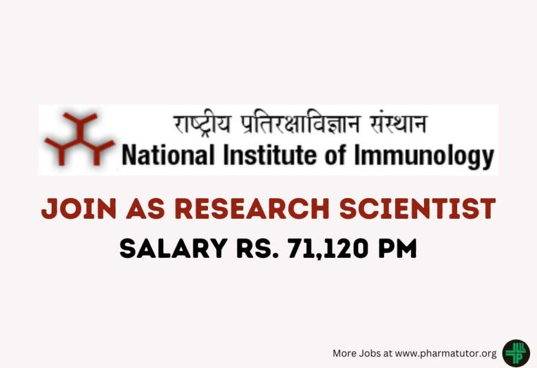 Opportunity to Join National Institute of Immunology as Research Scientist