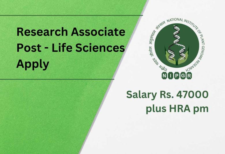 Apply Online for Research Associate at NIPGR