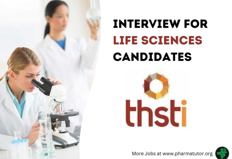 Interview for Life Sciences candidates at THSTI
