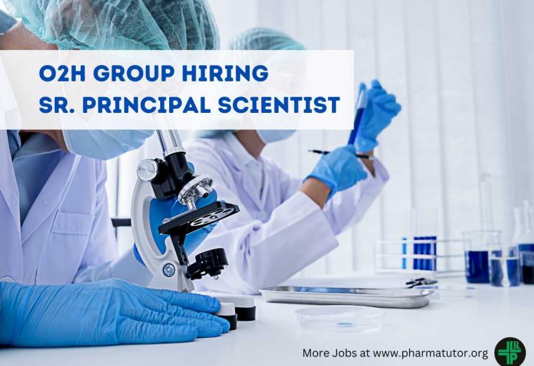 o2h group Hiring Sr. Principal Scientist