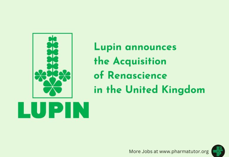Lupin announces the Acquisition of Renascience in the United Kingdom