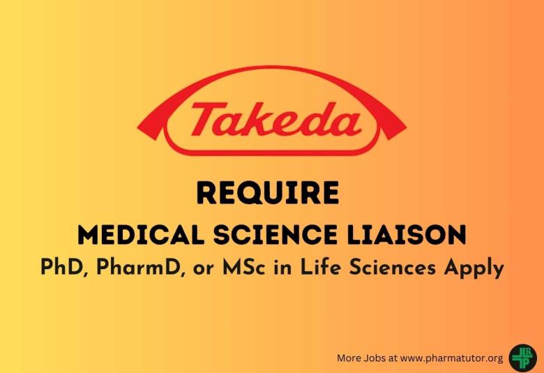 Work as Medical Science Liaison at Takeda