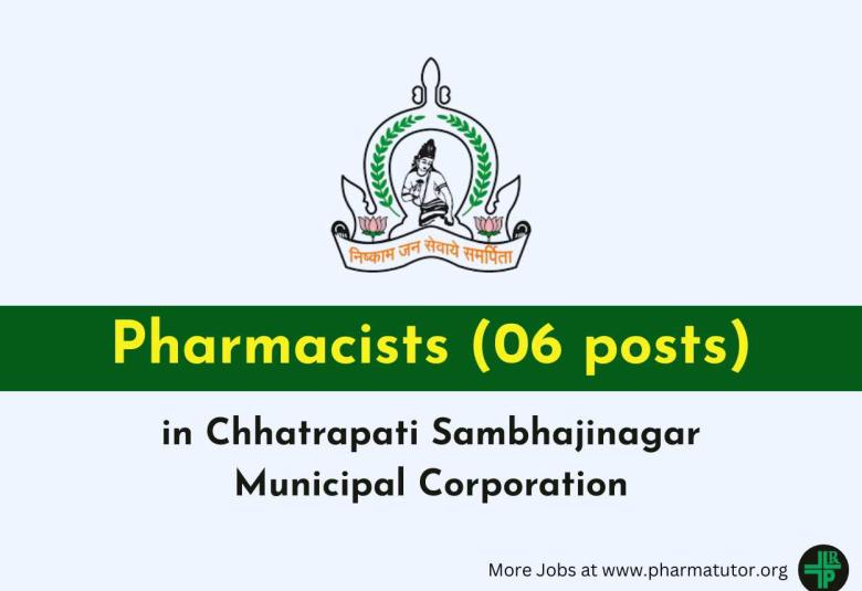 Advertisement for Pharmacists in Municipal Corporation