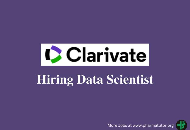 Clarivate Hiring Data Scientist