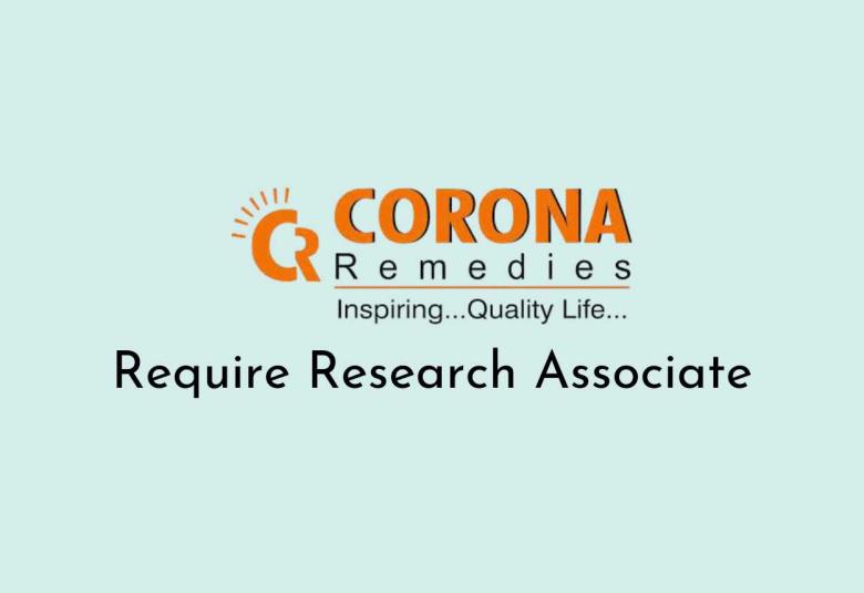CORONA Remedies require Research Associate