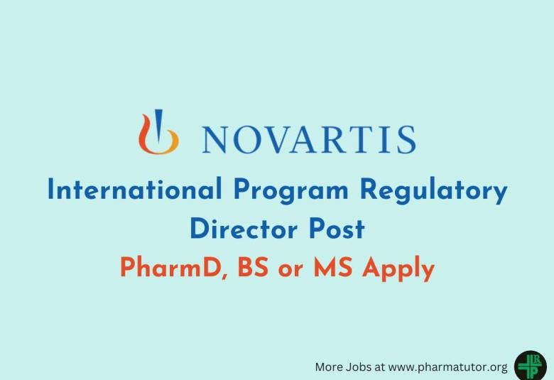 Work as International Program Regulatory Director at Novartis