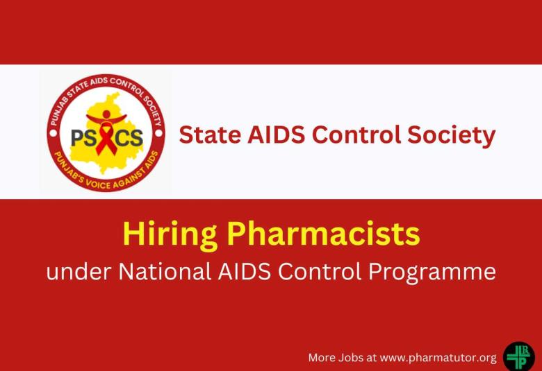 State AIDS Control Society Hiring Pharmacists