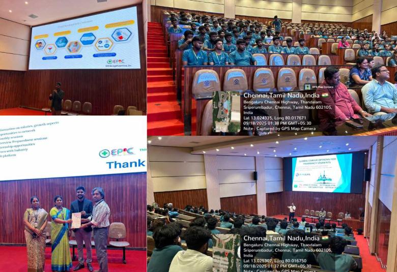 National Pharmacovigilance Week 2025 celebration organized by Saveetha College of Pharmacy