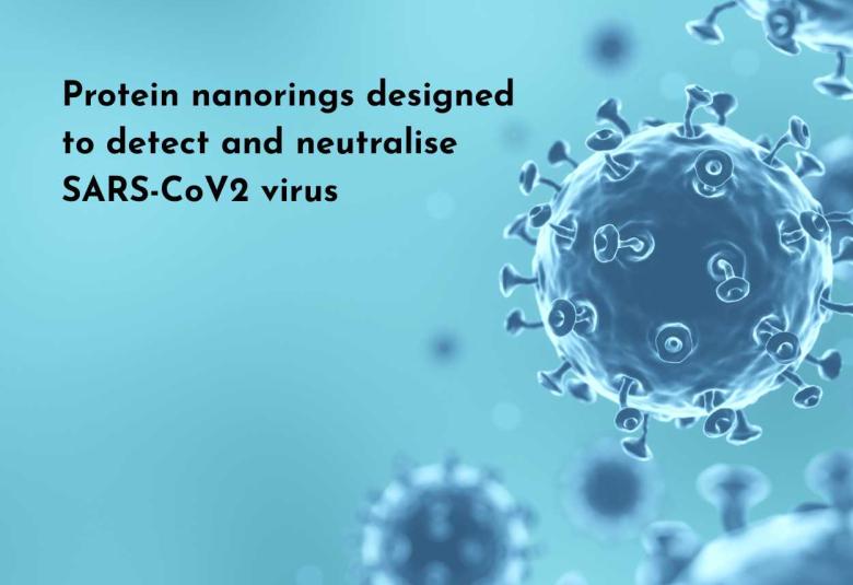 Protein nanorings designed to detect and neutralise SARS-CoV2 virus