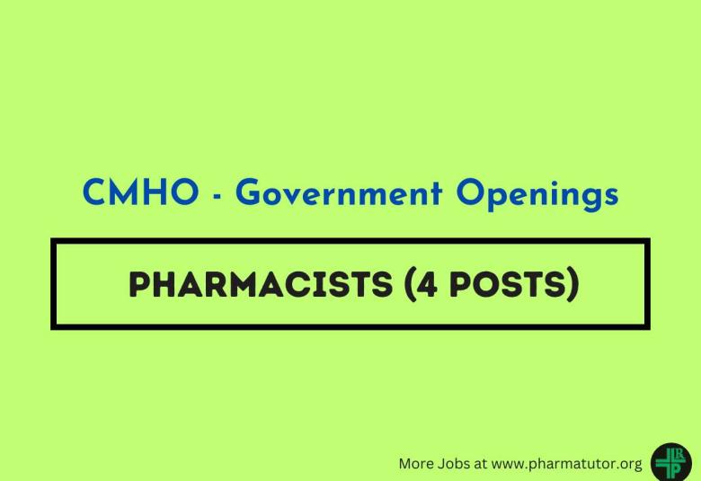Openings for Pharmacists at CMHO