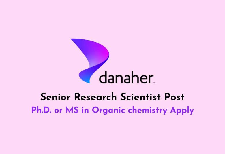 Work as Senior Research Scientist at Danaher