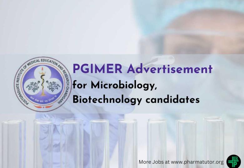 PGIMER Recruitment 2026: Advertisement for Microbiology & Biotechnology Candidates