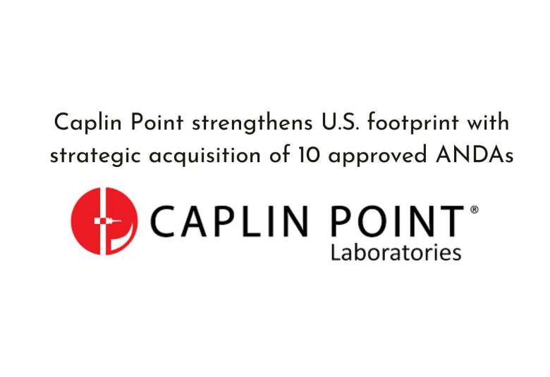 Caplin Point strengthens U.S. footprint with strategic acquisition of 10 approved ANDAs