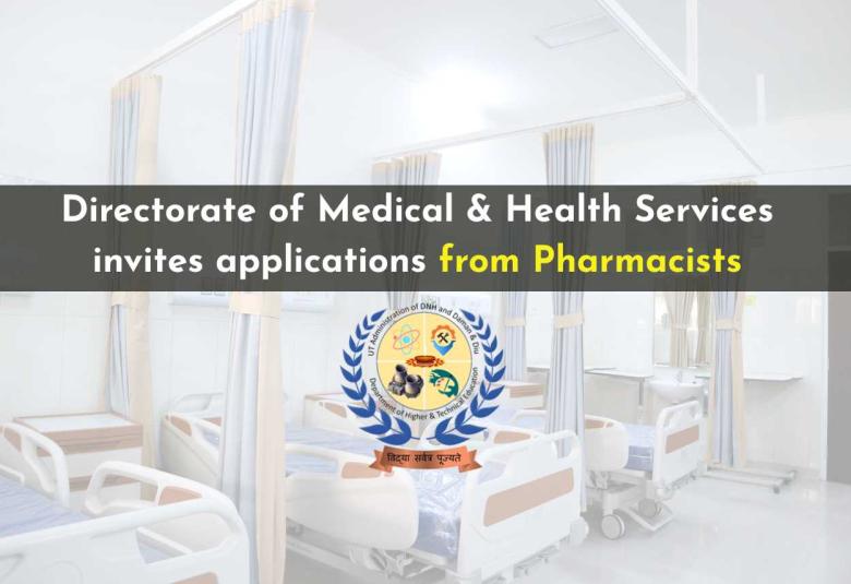 Directorate of Medical & Health Services invites applications from Pharmacists