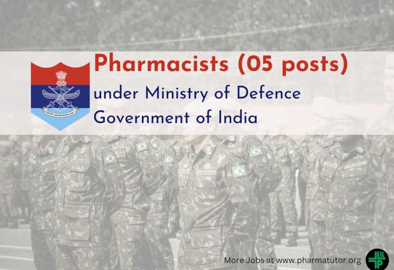 Ministry of Defence Hiring Pharmacists