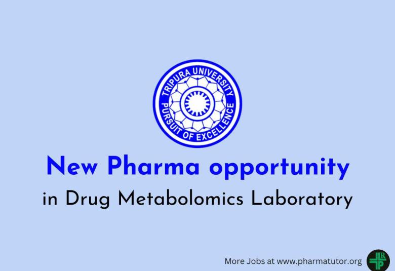 New Pharma opportunity in Drug Metabolomics Laboratory