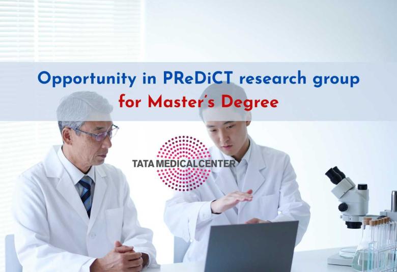 Opportunity in PReDiCT research group for Master’s Degree at TTCRC