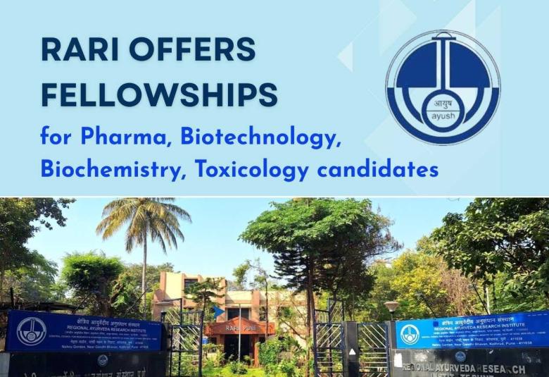 RARI offers Fellowships for Pharma, Biotechnology, Biochemistry, Toxicology candidates