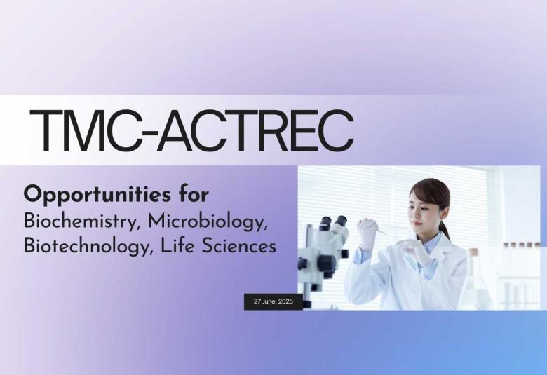 TMC-ACTREC looking for Scientific Officer