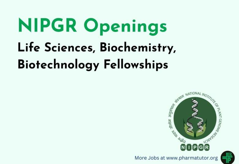 BRIC-NIPGR Announces Life Sciences, Biochemistry, Biotechnology Fellowships