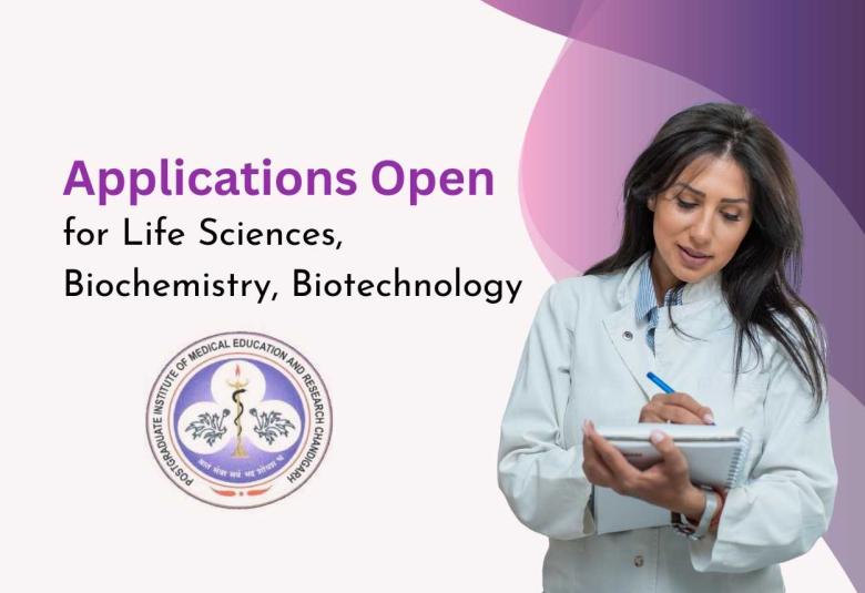 Call for applications : Research post for Life Sciences, Biochemistry, Biotechnology at PGIMER