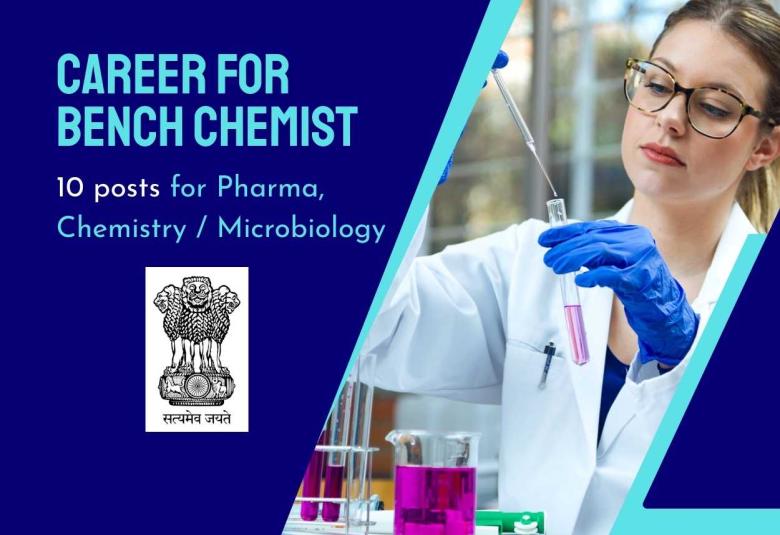 Career for Bench Chemist at Regional Drugs Testing Laboratory