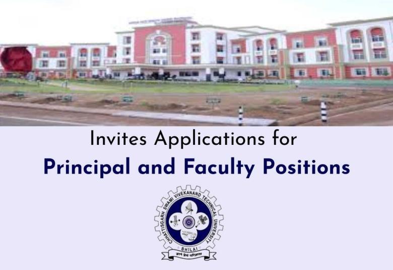 CSVTU Invites Applications for Principal and Faculty Positions