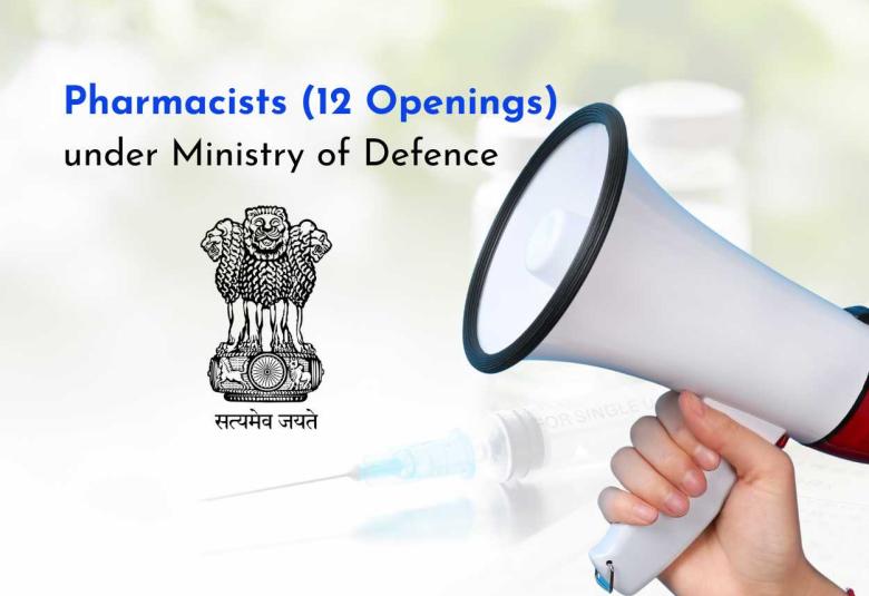 Pharmacists vacancies in Ministry of Defence