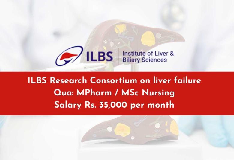 ILBS Research Consortium on liver failure for Pharmacy candidates