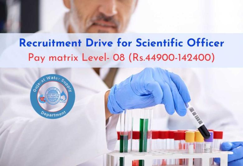 Recruitment Drive for Scientific Officer at GWSSB