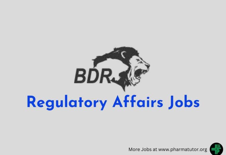 Regulatory Affairs Jobs at BDR Pharmaceuticals