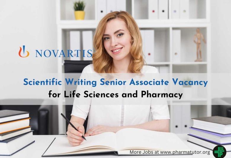 Novartis hiring for Scientific Writing for Life Sciences and Pharmacy
