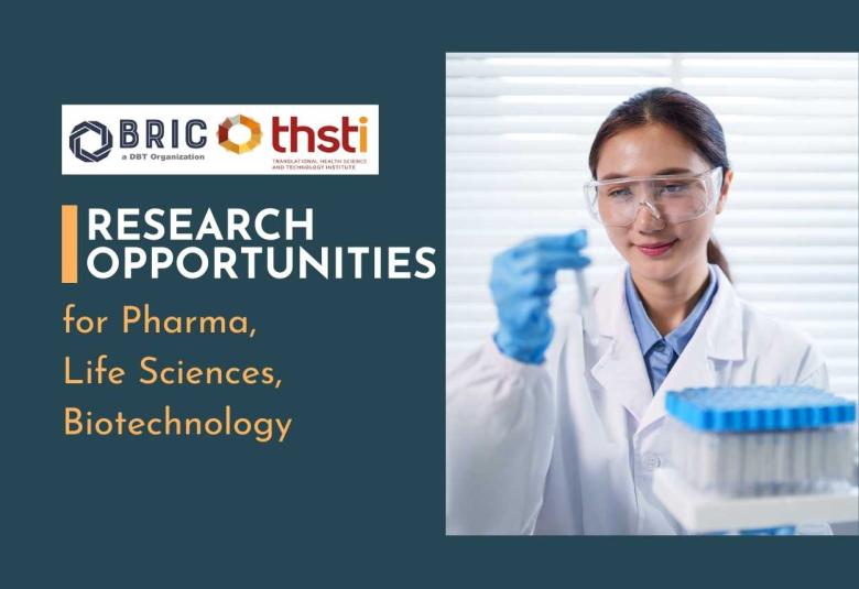 THSTI Announces Research Opportunities for Pharma, Life Sciences, Biotechnology candidates